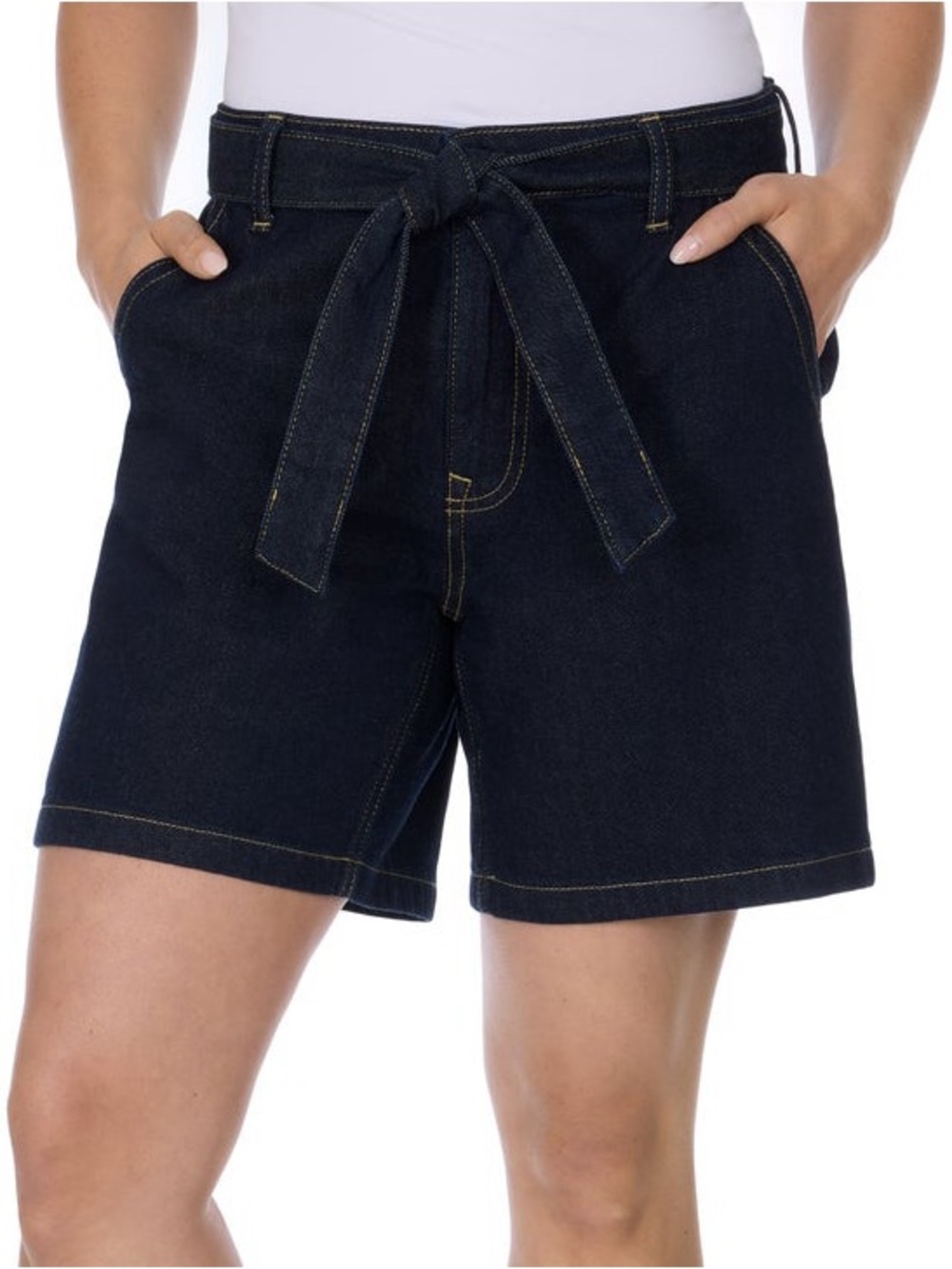 Tommy Hilfiger Women's Dark Blue Denim Short